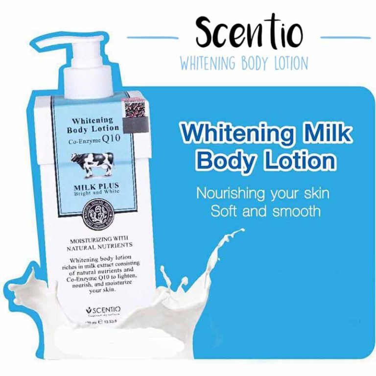 Scentio Milk Plus Whitening Body Lotion Thailand Best Selling Beauty