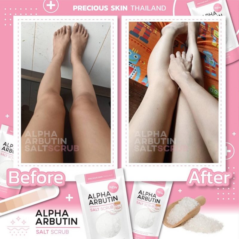 Alpha Arbutin Salt Scrub