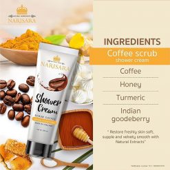 Narisara Shower Cream Scrub Coffee