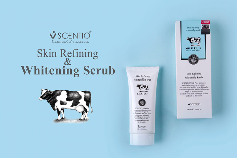 Scentio Milk Plus Whitening Scrub