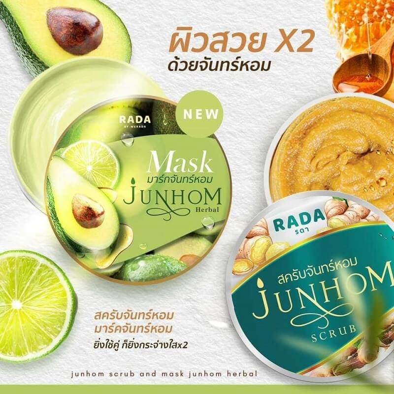 Mask Junhom Herbal Avocado Lemon 