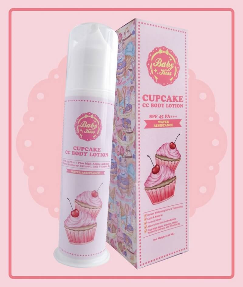 Baby Kiss CupCake CC Body Lotion