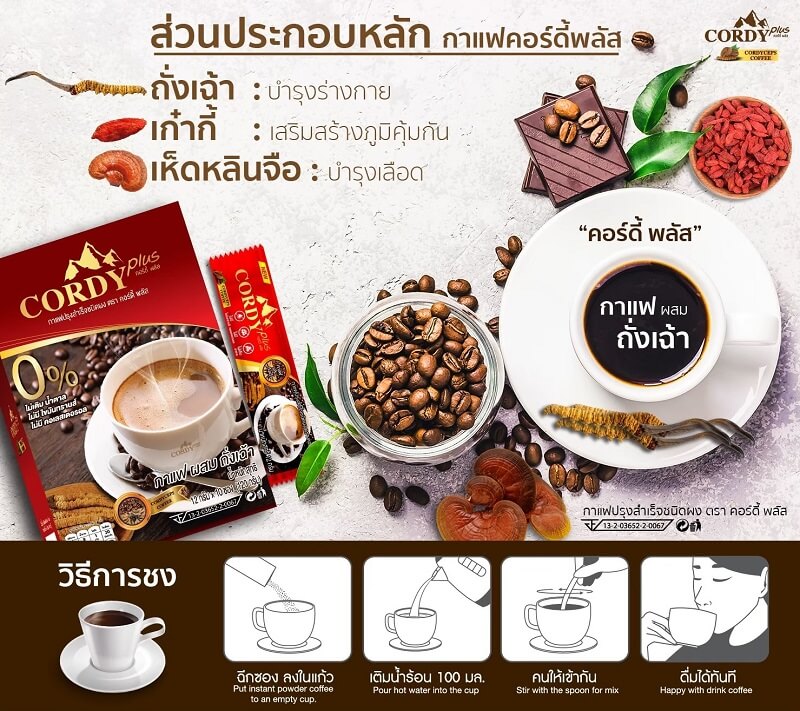 Cordyceps Coffee by Cordy Plus