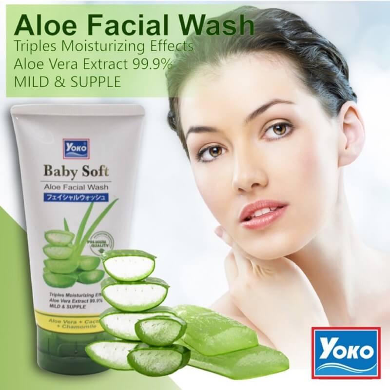 Yoko Baby Soft Aloe Facial Wash - Thailand Best Selling Products Online shopping - Shipping