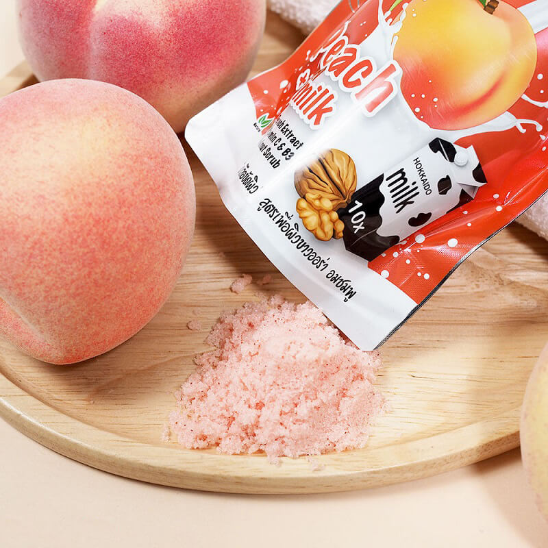 Yoko Gold Salt Body Scrub Peach + Milk