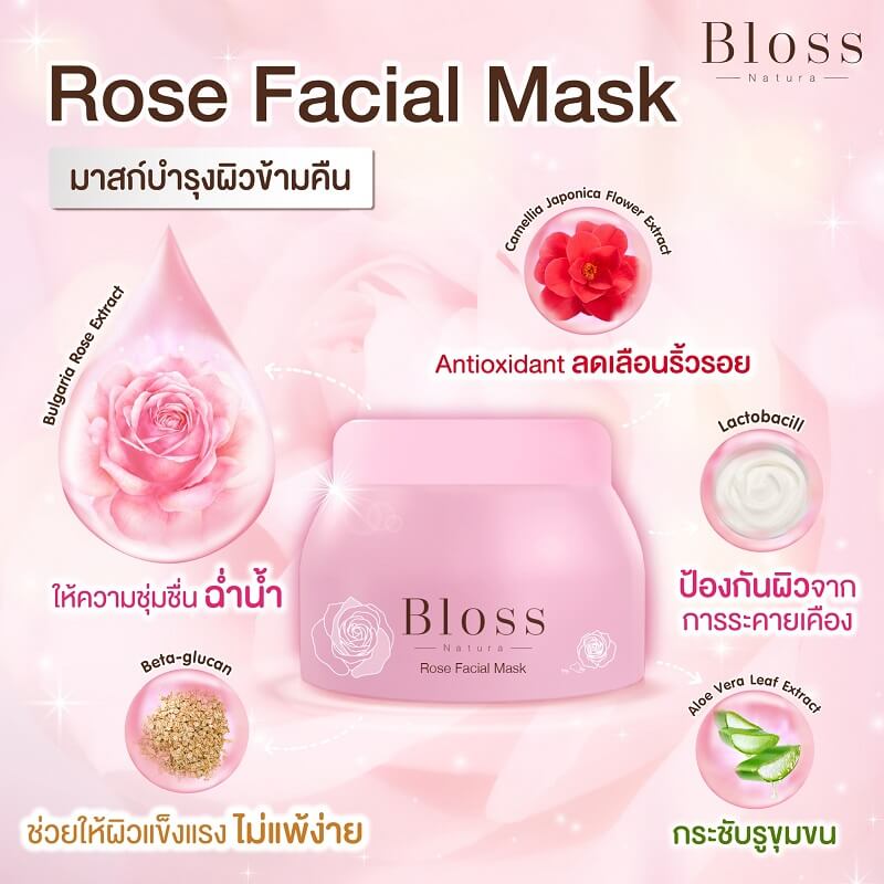 Bloss Rose Facial Mask