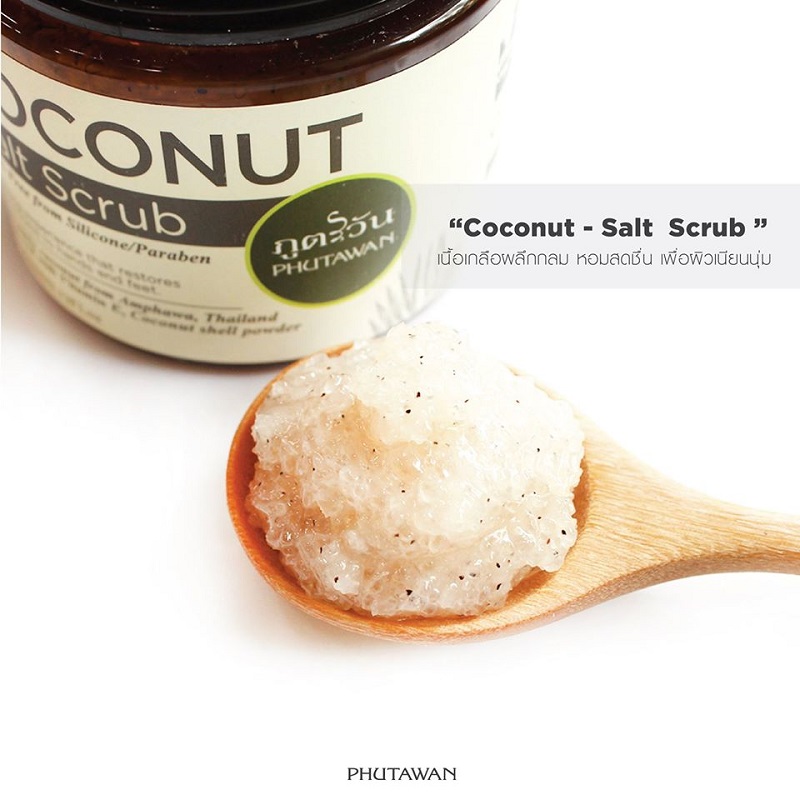 Phutawan Coconut Hand and Foot Salt Scrub