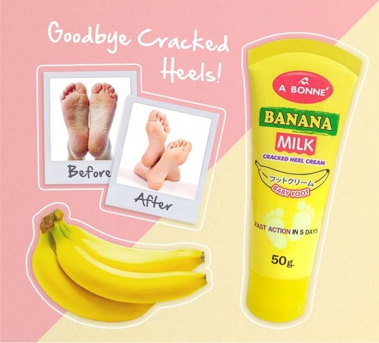 A Bonne Banana Milk Cracked Heel Cream Baby Foot Thailand Best