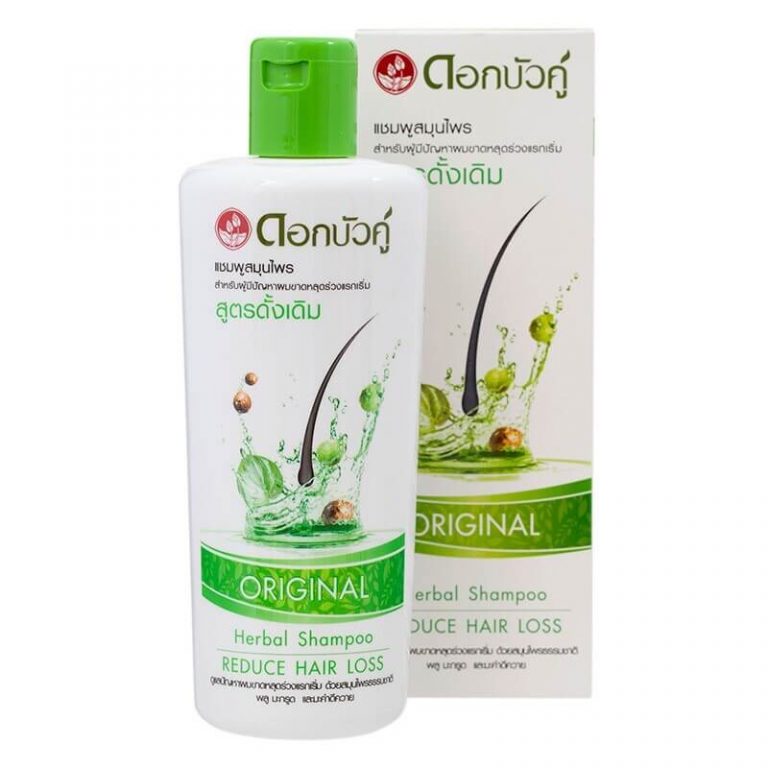 Dokbuaku Original Herbal Shampoo Reduce Hair Loss Thailand Best