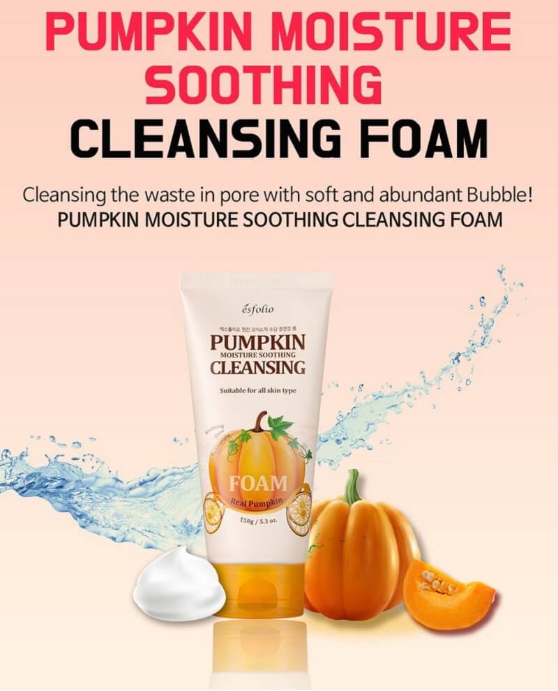 Esfolio Pumpkin Moisture Soothing Cleansing Foam