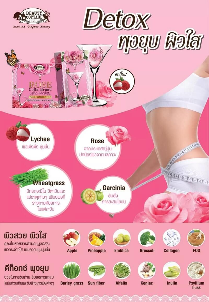 Beauty Cottage Rose Colla Brand