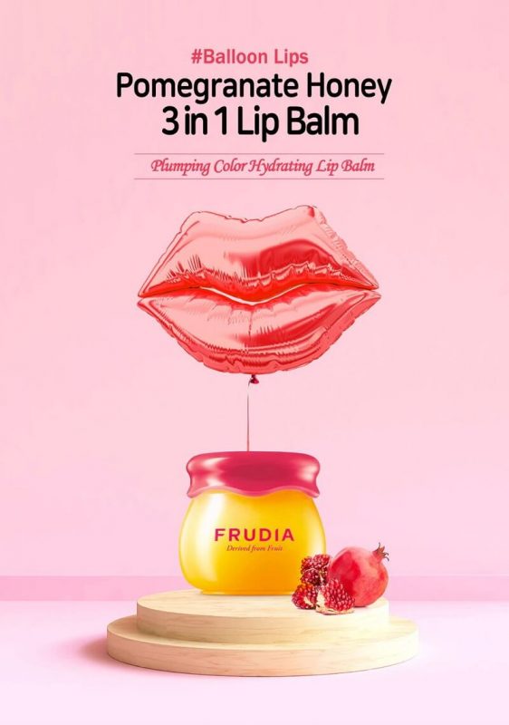 FRUDIA Pomegranate Honey 3in1 Lippenbalsam – Mit Granatapfel & Honig, Feuchtigkeitsspendend