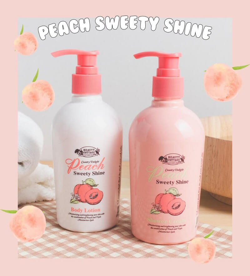 Peach Sweety Shine Shower Cream