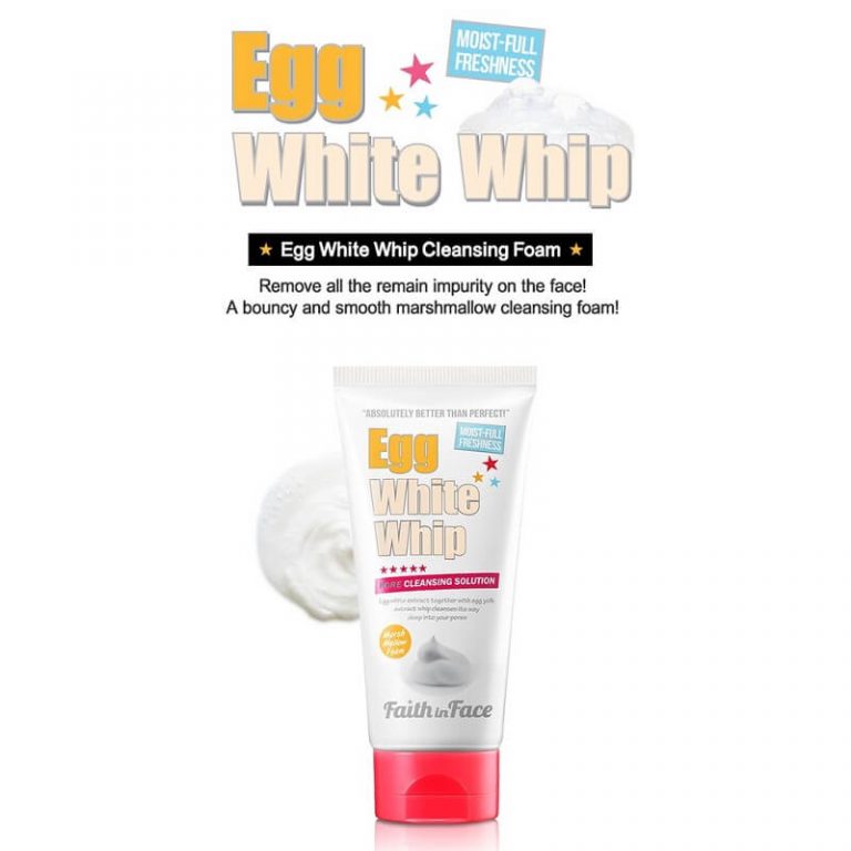 Faith in Face Egg White Whip Cleansing Foam Thailand Best Selling Products Online shopping