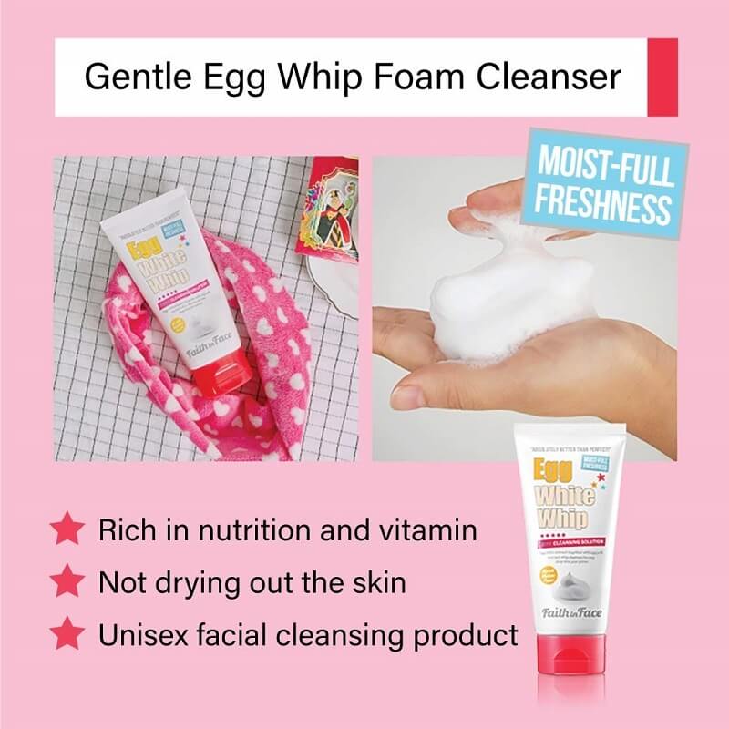 Faith in Face Egg White Whip Cleansing Foam
