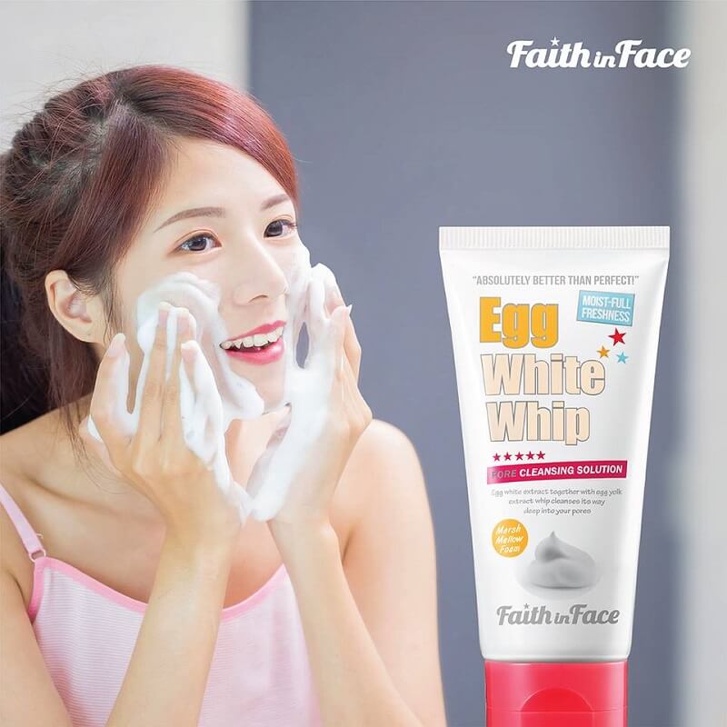 Faith in Face Egg White Whip Cleansing Foam