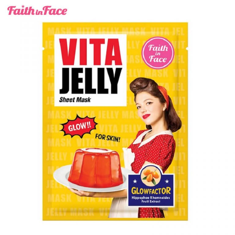 Faith in Face Vita Jelly Sheet Mask Thailand Best Selling Beauty