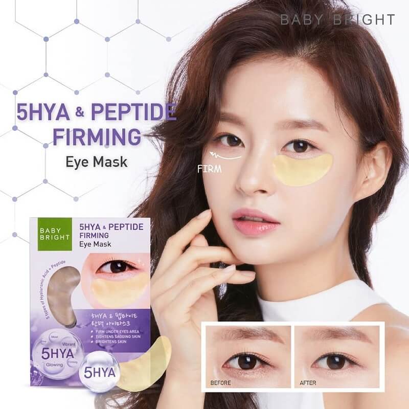 Baby Bright 5HYA & Peptide Firming Eye Mask