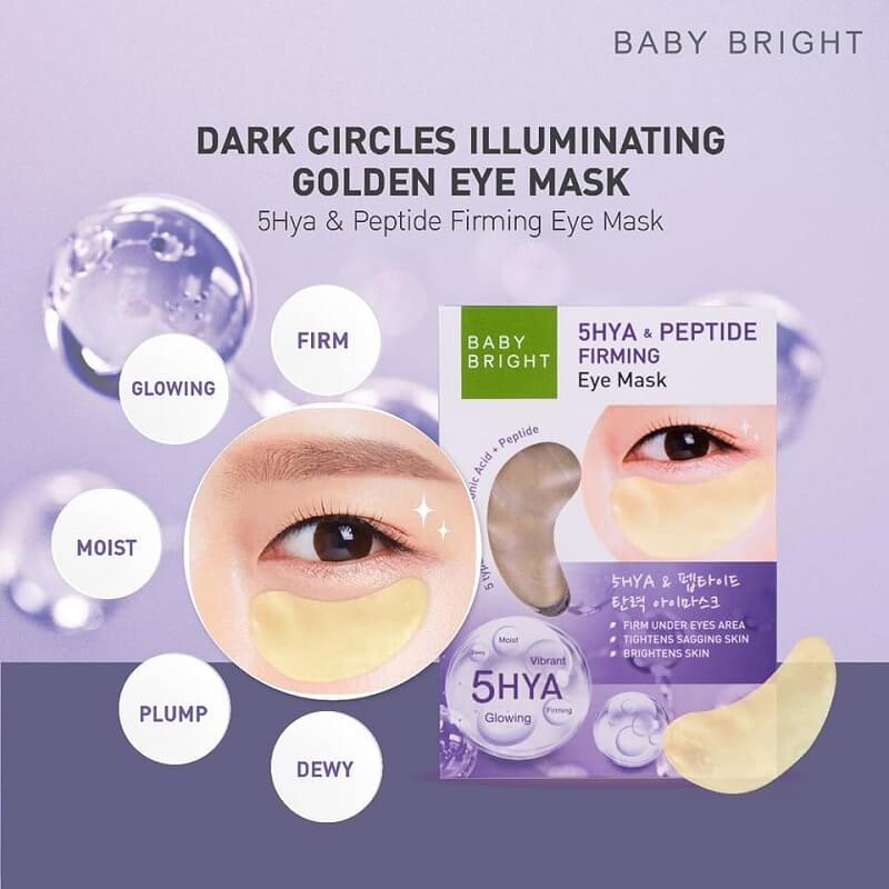 Baby Bright 5HYA & Peptide Firming Eye Mask