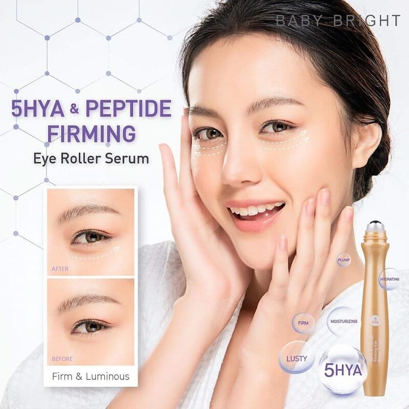 Baby Bright 5HYA & Peptide Firming Eye Roller Serum