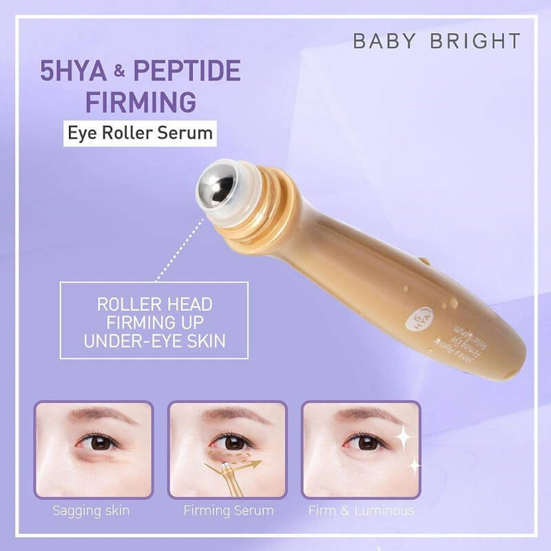 Baby Bright 5HYA & Peptide Firming Eye Roller Serum