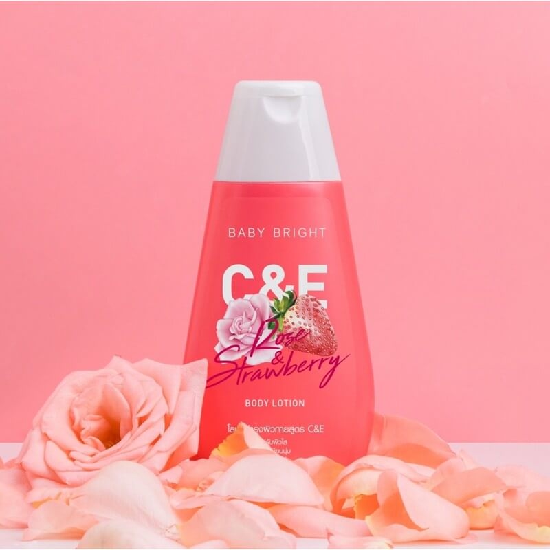 Baby Bright C&E Rose & Strawberry Body Lotion