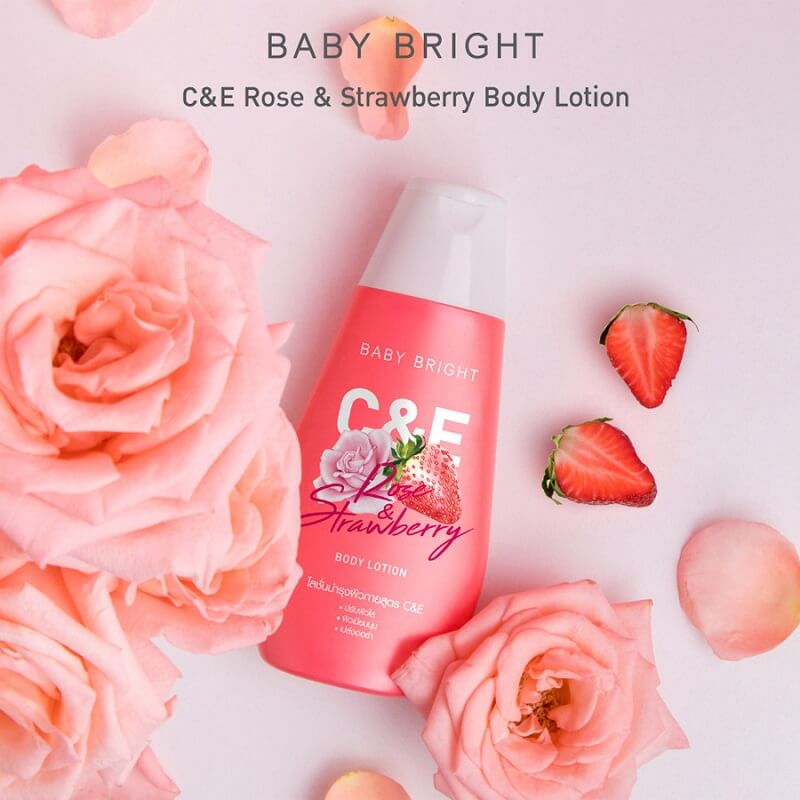 Baby Bright C&E Rose & Strawberry Body Lotion