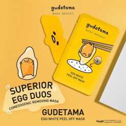 Baby Bright Gudetama Egg White Peel Off Mask