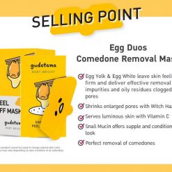 Baby Bright Gudetama Egg White Peel Off Mask