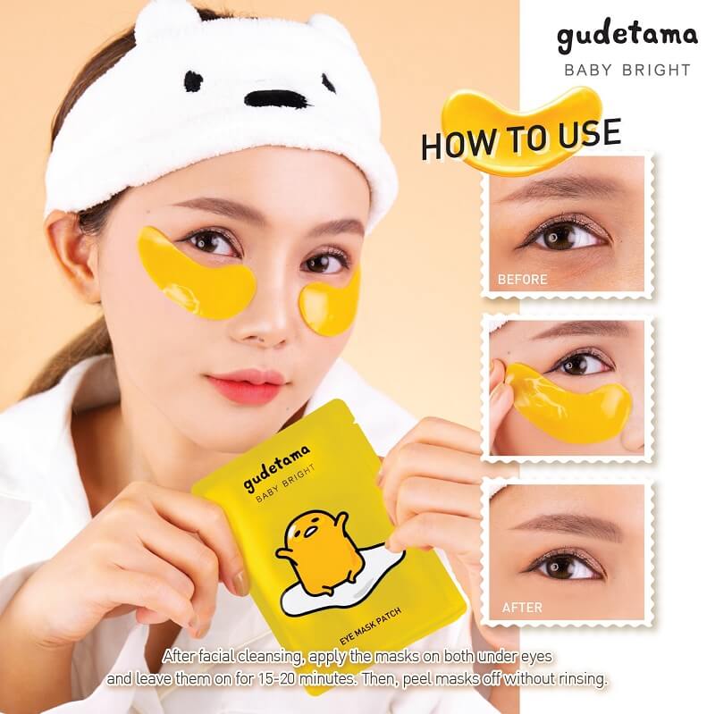 Baby Bright Gudetama Eye Mask Patch