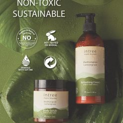 Intree Organic Mountain Lemongrass Body Scrub