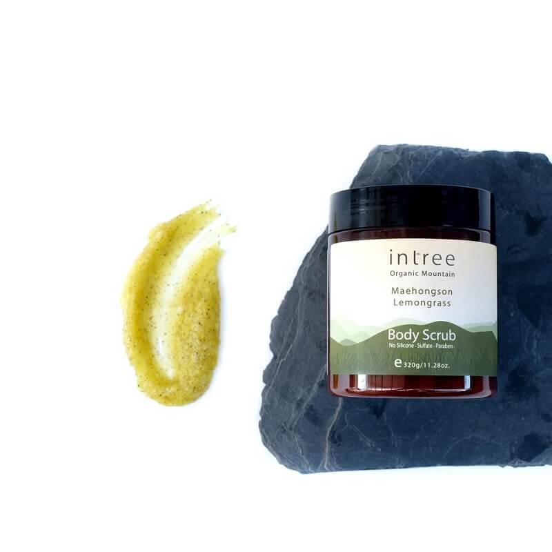 Intree Organic Mountain Lemongrass Body Scrub