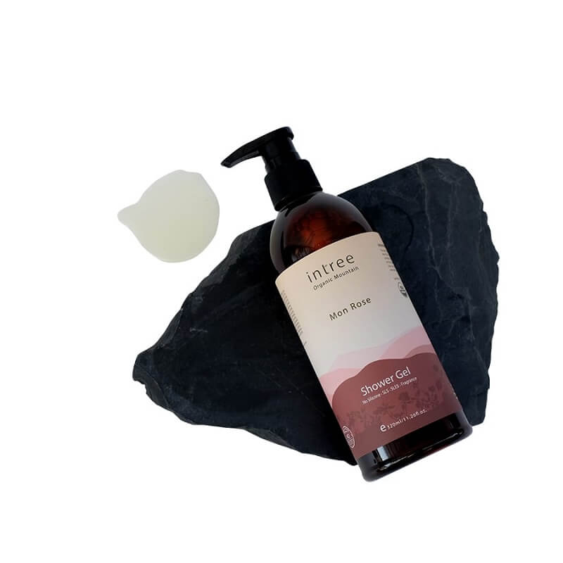 Intree Organic Mountain Mon Rose Shower Gel 