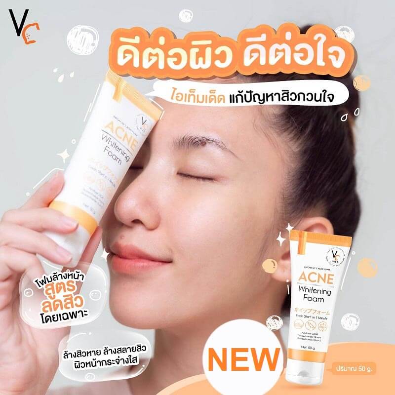 VC Vit C Acne Whitening Foam 