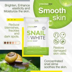 Snail Body White Acne Soap