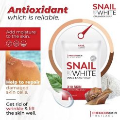 Snail Body White Collagen Soap