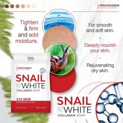 Snail Body White Collagen Soap