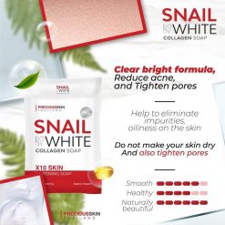 Snail Body White Collagen Soap