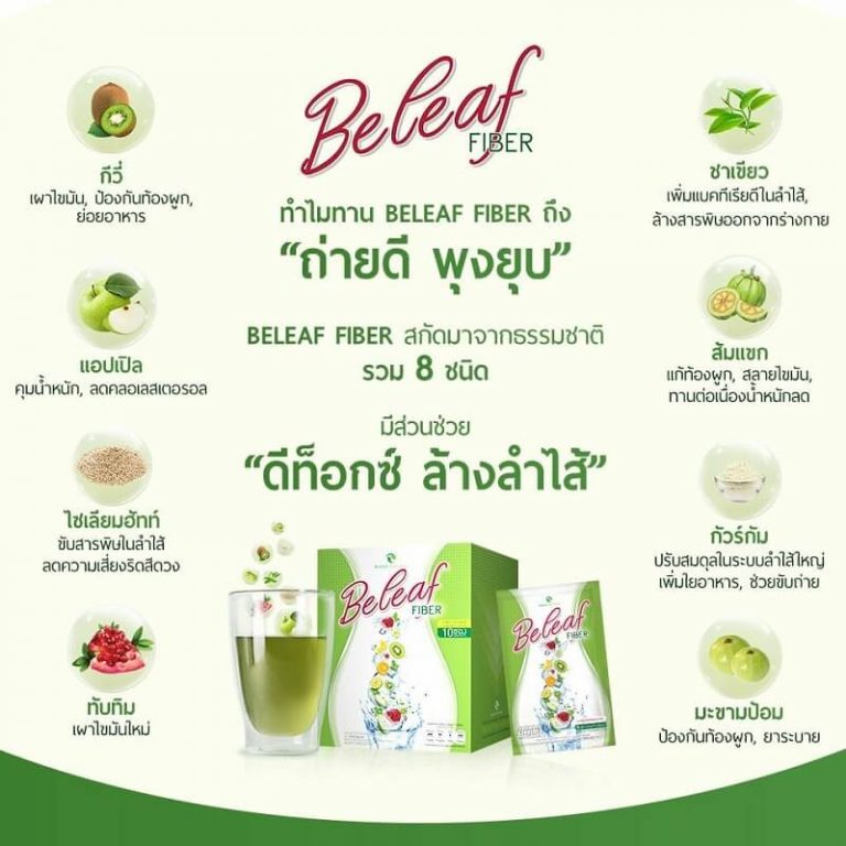 Beleaf Fiber - Thailand Best Selling Beauty Products - No.1 Online ...