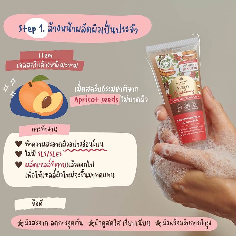 Khaokho Talaypu Natural Tamarind Scrub & Wash