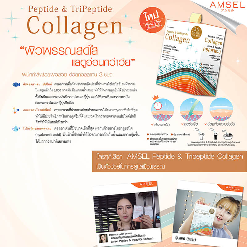 Amsel Peptide & Tripeptide Collagen