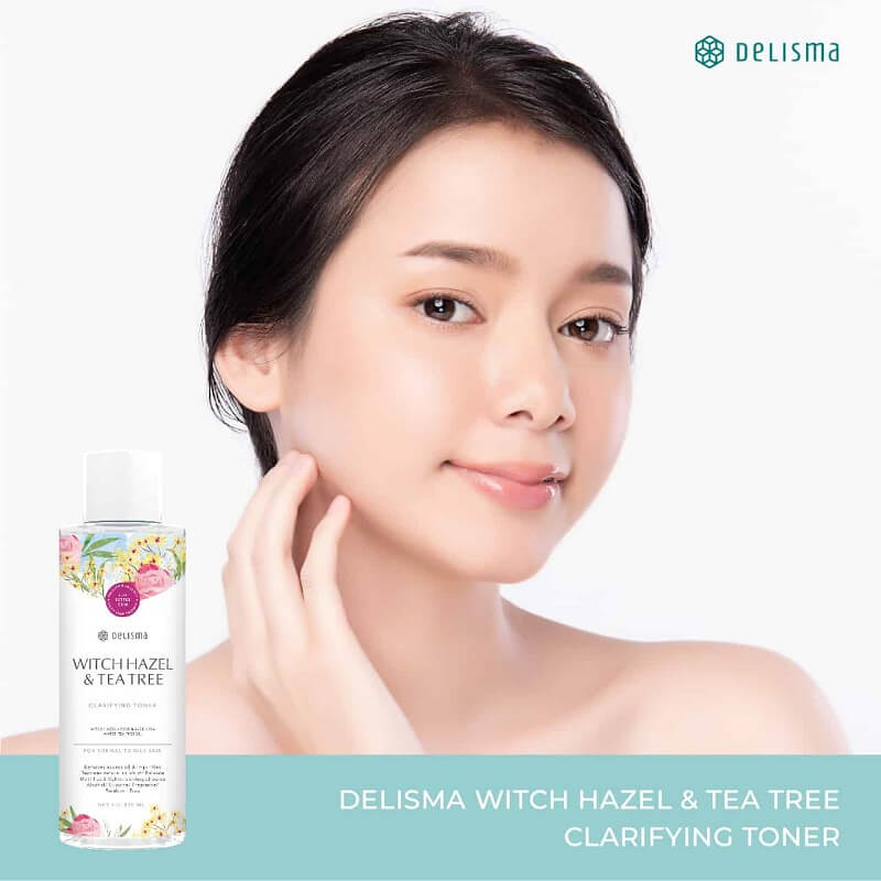 Delisma Witch Hazel & Tea Tree Clarifying Toner