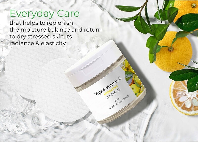 JKOSMEC Yuja & Vitamin C Hydrating Toner Pads