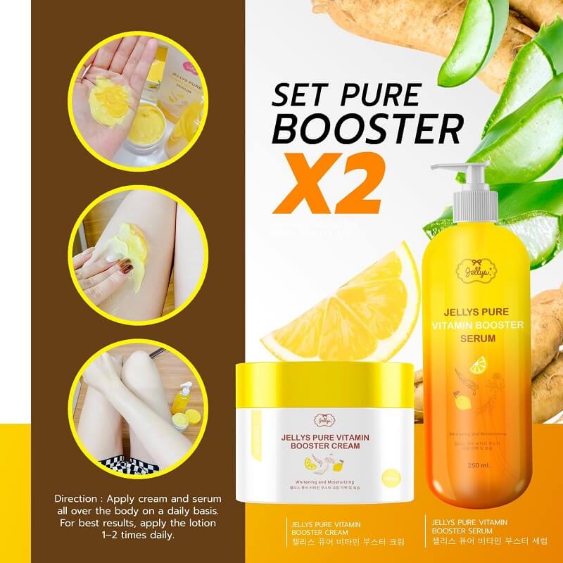 Set Jellys Pure Vitamin Booster Cream & Serum