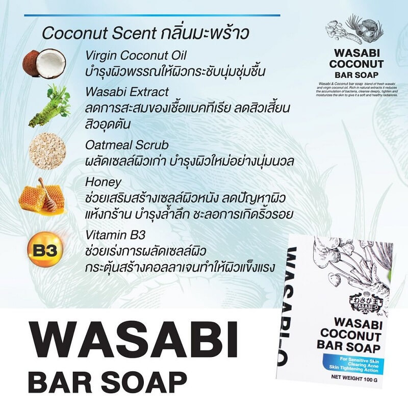 Wasabi & Coconut Bar Soap