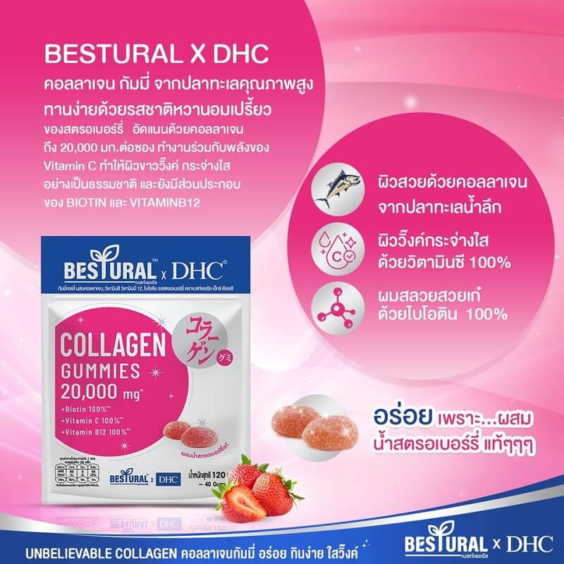 Bestural x DHC Collagen Gummy