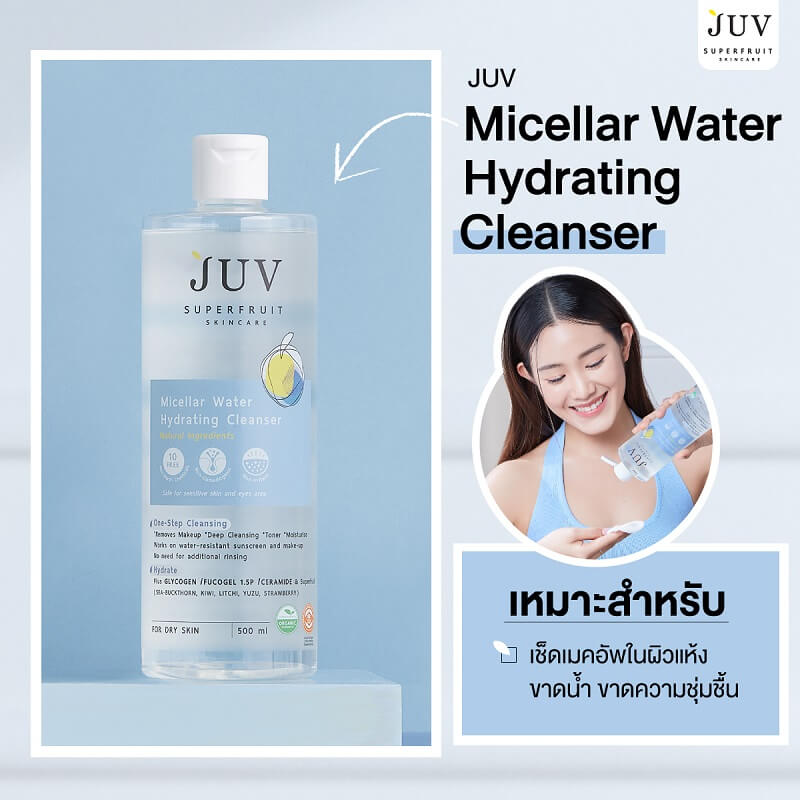 Juv Micellar Water Hydrating Cleanser