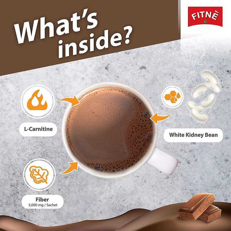 Fitne Choco Instant Cocoa Mix with Fiber