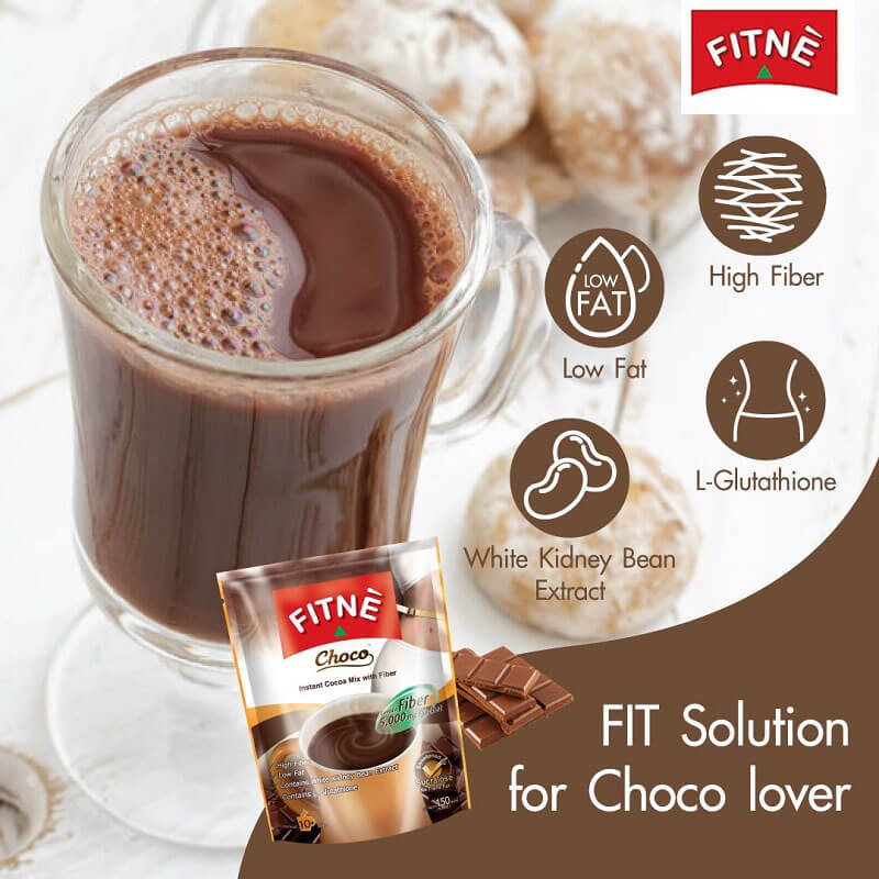 Fitne Choco Instant Cocoa Mix with Fiber