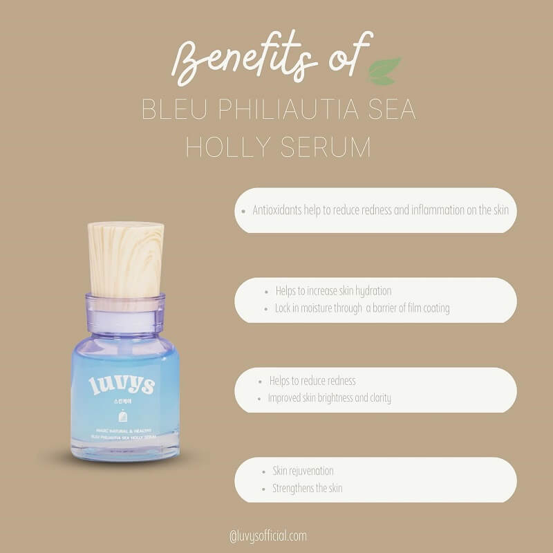 Luvys Bleu Philiautia Sea Holly Serum